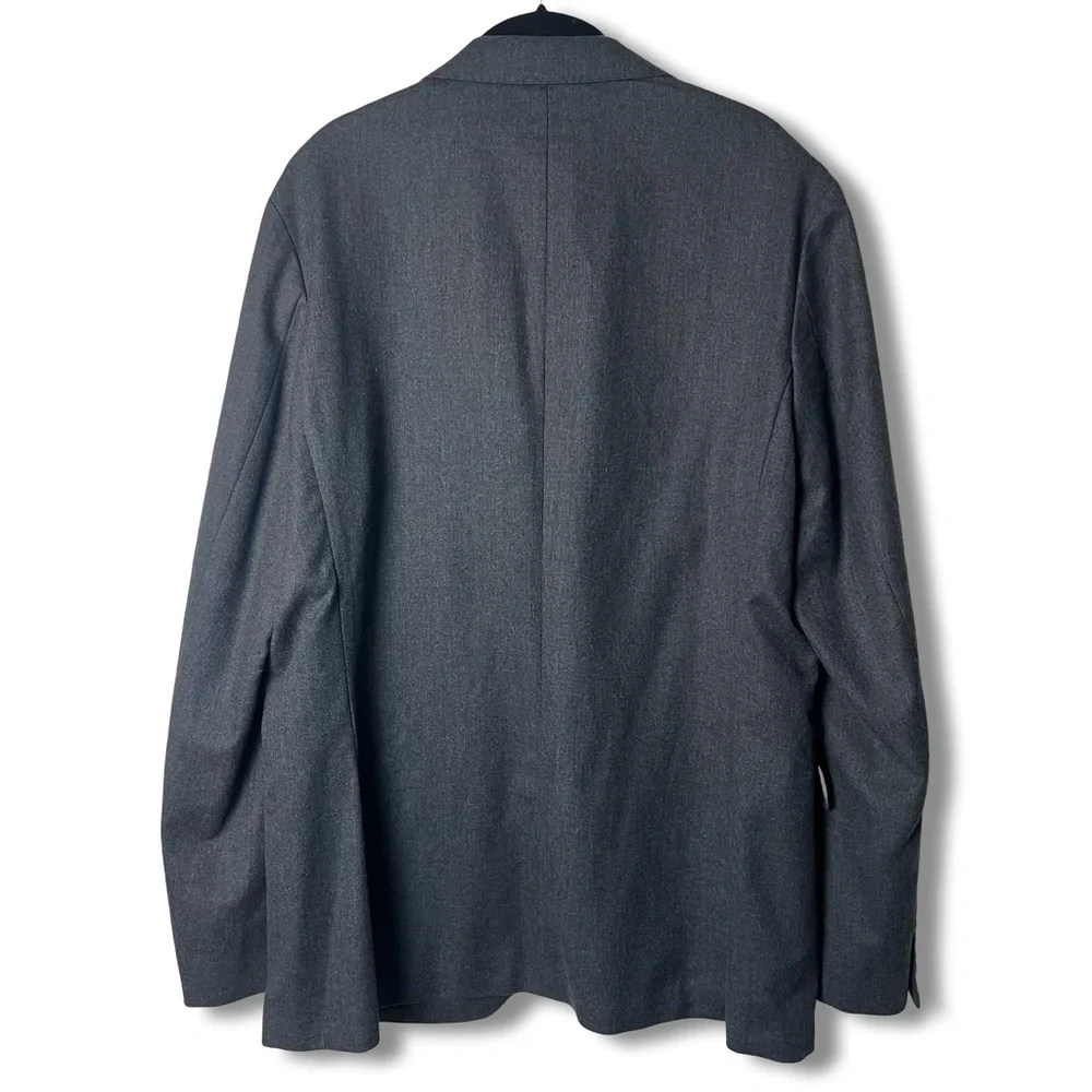 J.Crew‎ - Men’s Ludlow Slim Suit Jacket Moon Worsted Wool Cotton Gray - Sz. 44L